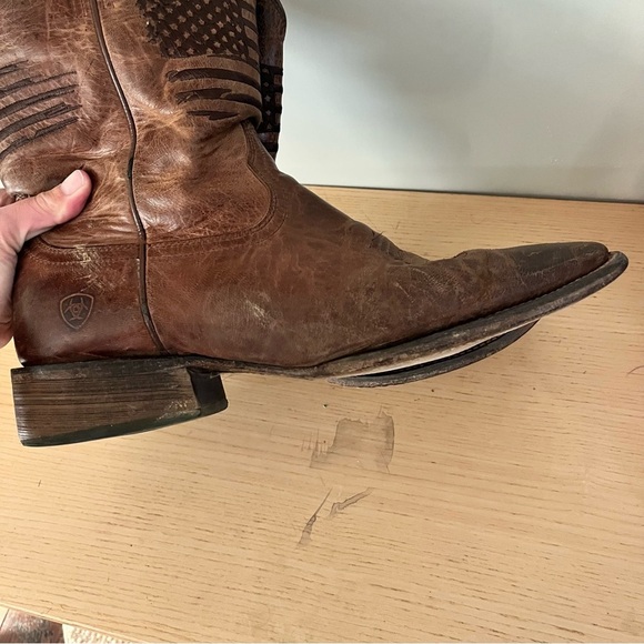 Ariat  Circuit Patriot Western Men`s Boot Size 14 D Weathered brown (10029699) main image 4